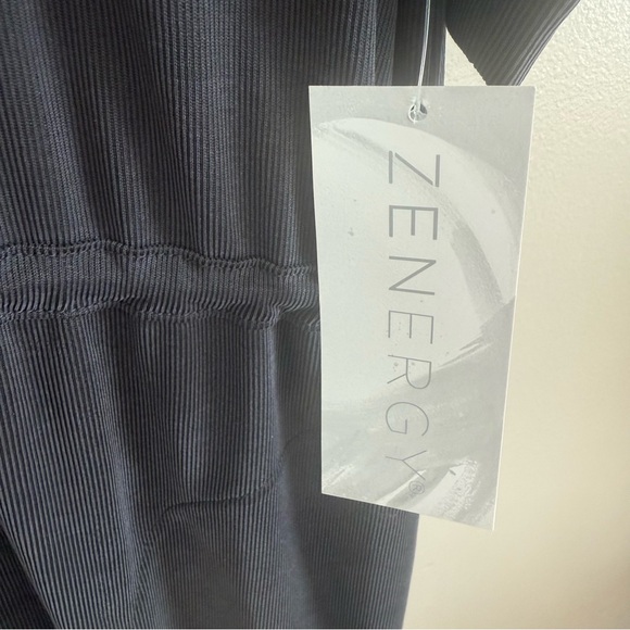 Chico's Zenergy Black Short Sleeve Sport Dress Drawstring Waist Chico's 2 - Picture 8 of 10